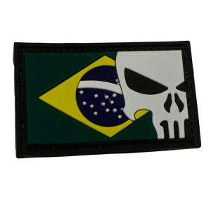 Patch Airsoft Combat Skull Tactical – 7x7 cm (Velcro)